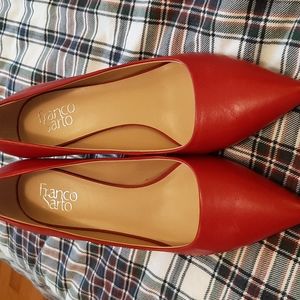 Cherry Red Franco Sarto pumps size 10M NWOT